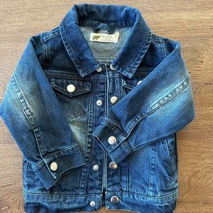 Monica and Andy Dark wash jean jacket Size 18-24 months